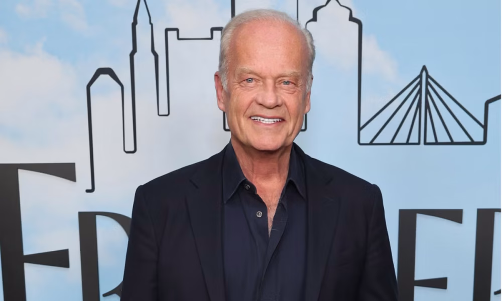 Kelsey Grammer opens up about parenting a newborn at 70