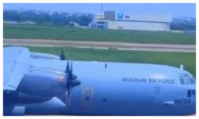NAF C-130 aircraft arrives Portugal after Burkina Faso detention