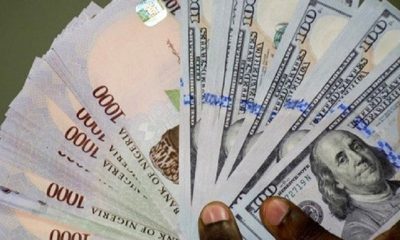 Naira rebounds, gains N1.65 against dollar at official market 