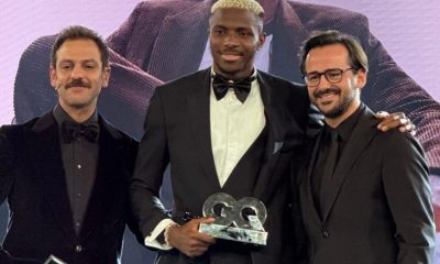 Turkey ‘Men of Year 2025’: Osimhen  pledges more Gala goals after scooping award