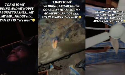 7 days to his wedding, man’s house properties burnt to ashes following fire incident