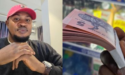 “I rolled down”- Man shares how area boy handed parcel of ₦5 notes to him