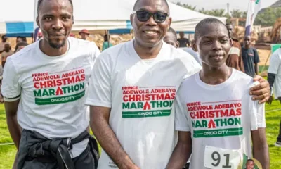 Prince Adewole Adebayo Flags Off 2nd Edition Of The Christmas Marathon & Queen Lillian Adebayo Health Walk In Ondo City