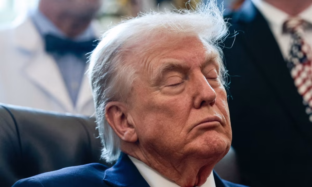 Newsom trolls Trump after president’s eyes seen drooping during afternoon event: ‘NAP TIME FOR THE BIG GUY’