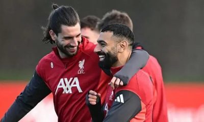 Salah in Liverpool training but not expected to travel for Inter game