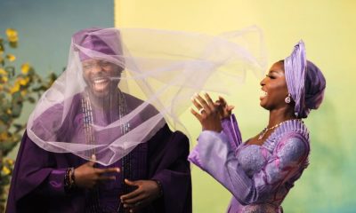 A Love Story in Purple: Ifedayo Agoro & Frank Itom’s Traditional Wedding Look