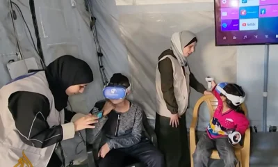 Virtual reality offers escape to Gaza children wounded in Israel’s war | Israel-Palestine conflict News