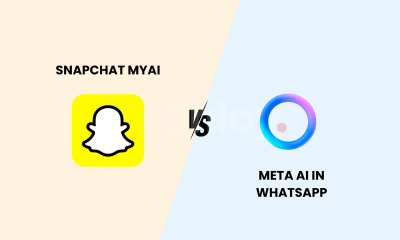 Snapchat MyAI Vs Meta AI in WhatsApp