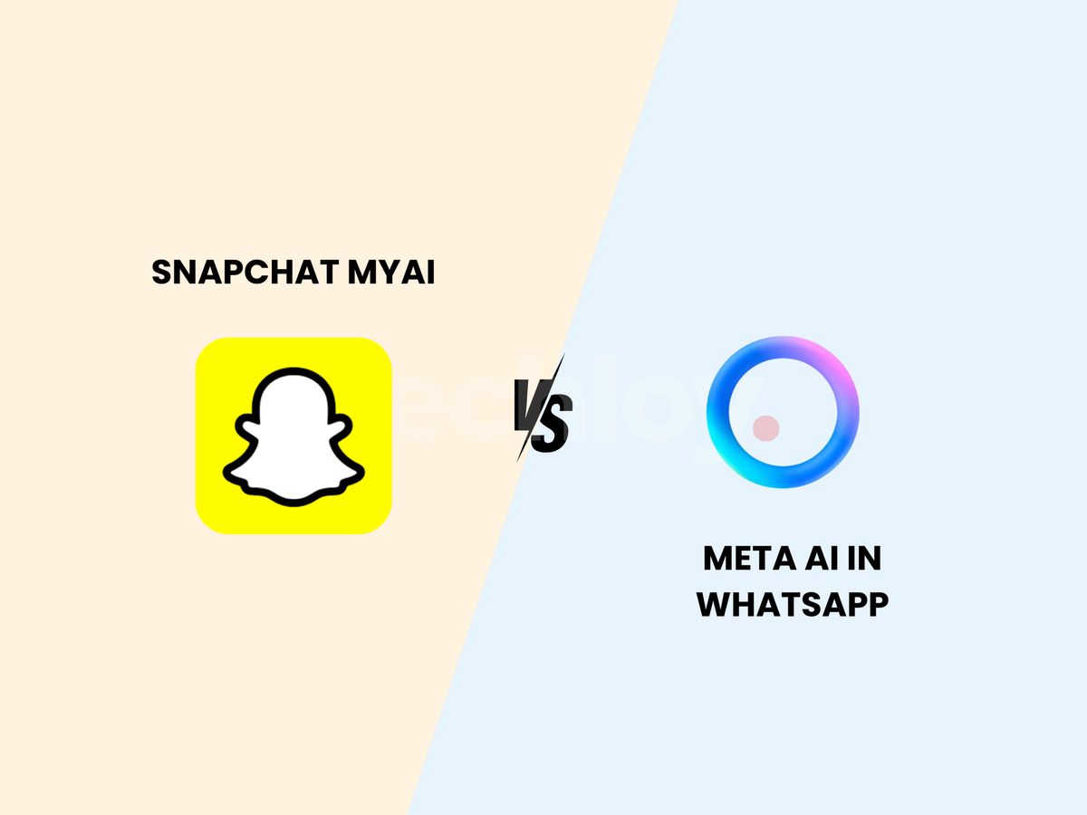 Snapchat MyAI Vs Meta AI in WhatsApp