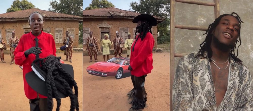“This Won’t Work”- Netizens React As Teni Begs Burna Boy For Ferrari