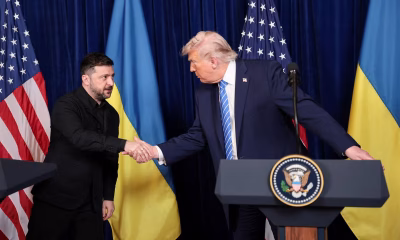 Trump hails ‘terrific’ Ukraine peace plan meeting with Zelensky and claims ‘a lot of progress’ made