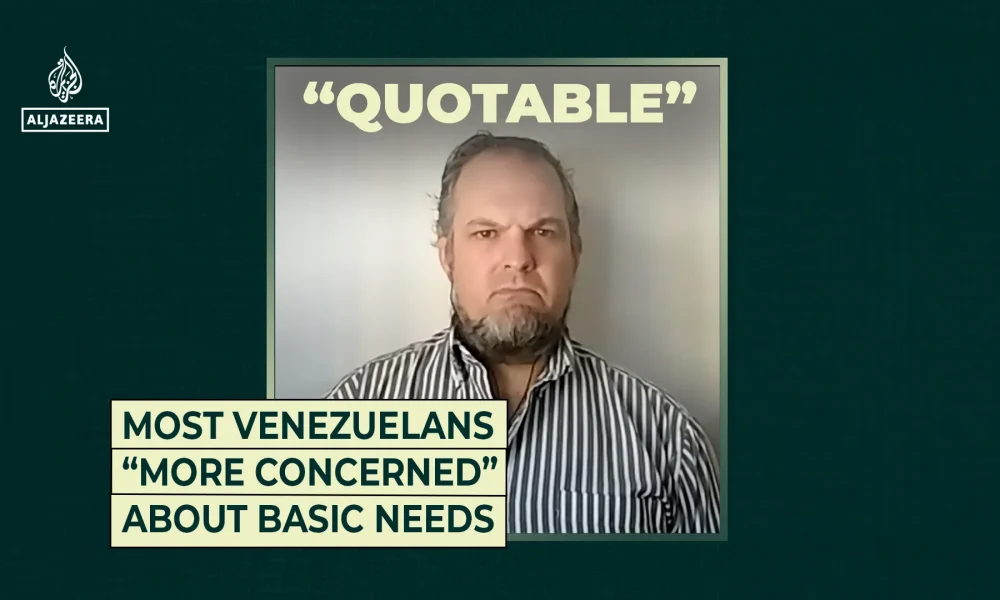 Most Venezuelans “more concerned” about basic needs | Al Jazeera