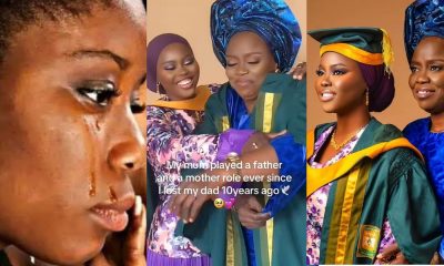 Heartbroken lady mourns mother who passed away on her convocation day