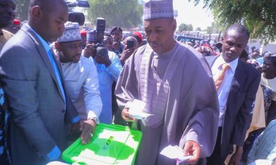 Borno LG election: Gov Zulum casts vote in Mafa, expresses satisfaction