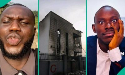 Eyewitness Who Visited GehGeh’s House After He Claimed That It Got Burnt Posts Clip: “Nothing Do Am”