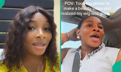 Lady in Cries Out After Her Wig Flew Off Her Head, Goes Missing Without Her Knowlege