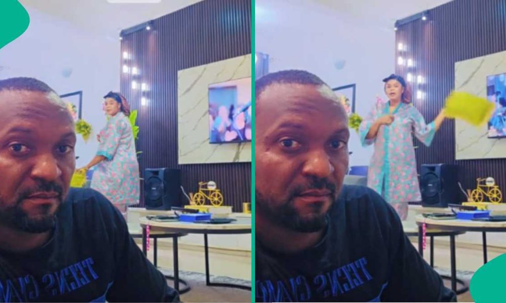 Man Shares Video of What His Wife Does at Home after Insulting Him, Clip Amuses Nigerians