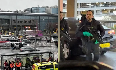 21 people pepper-sprayed in Heathrow Airport suitcase robbery incident