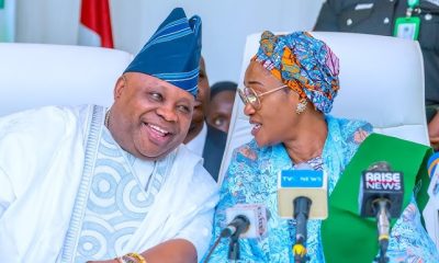 First Lady Remi Tinubu Breaks Silence on Controversy With Osun Governor Adeleke