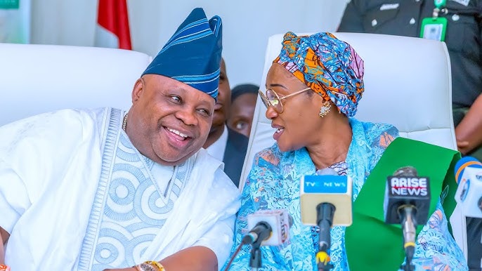 First Lady Remi Tinubu Breaks Silence on Controversy With Osun Governor Adeleke