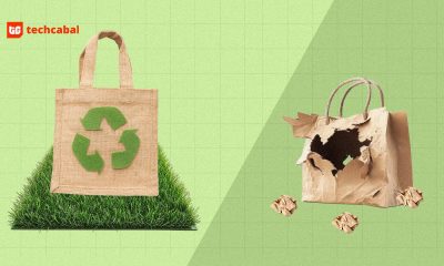 The University of Ibadan student making Ecobag from waste grass