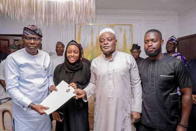 Lagos Governor Swears In Speaker’s Son as Local Government Chairman