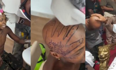 Kolu Tattoos Spot Davido Touched on His Head During Carter Efe’s Livestream