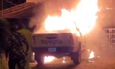 Gunmen kill policemen in Enugu, set patrol van on fire