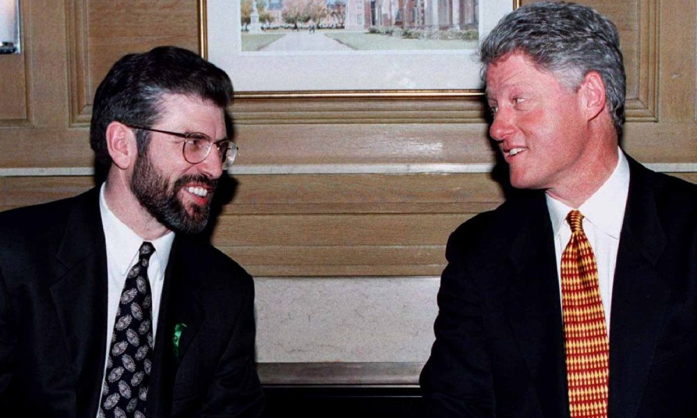 Clinton told to to avoid public handshake with Gerry Adams, records show | World News