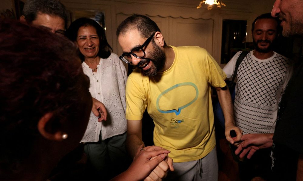 British-Egyptian activist Alaa Abd El-Fattah returns to the UK and reunites with family after prison release | UK News