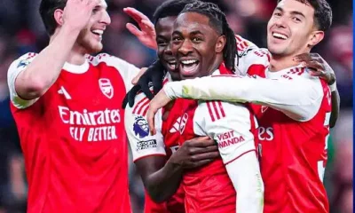 UCL: Arsenal Trio Miss Training Ahead Of Club Brugge Clash