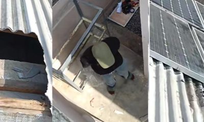 Solar Installer’s Apprentice Crashes Through Roof, Lands in Toilet in Viral Video
