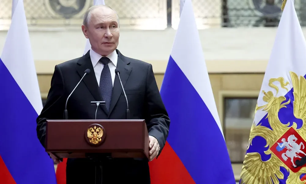 Putin vows Ukraine goals unchanged, cites diplomacy or military force