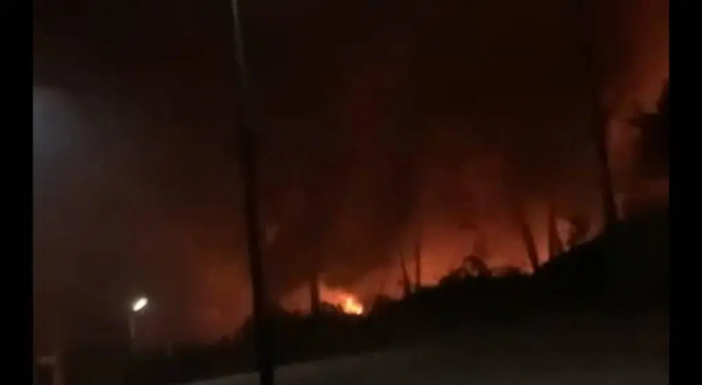 Tension as suspected terrorists set police station ablaze in Ondo